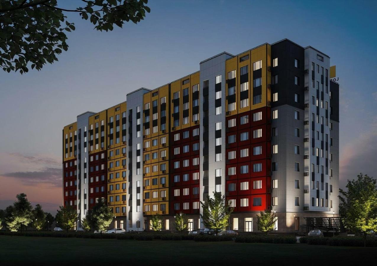 Уютная Квартира-Студия Жк Lotus Terrace Apartment Almaty Luaran gambar